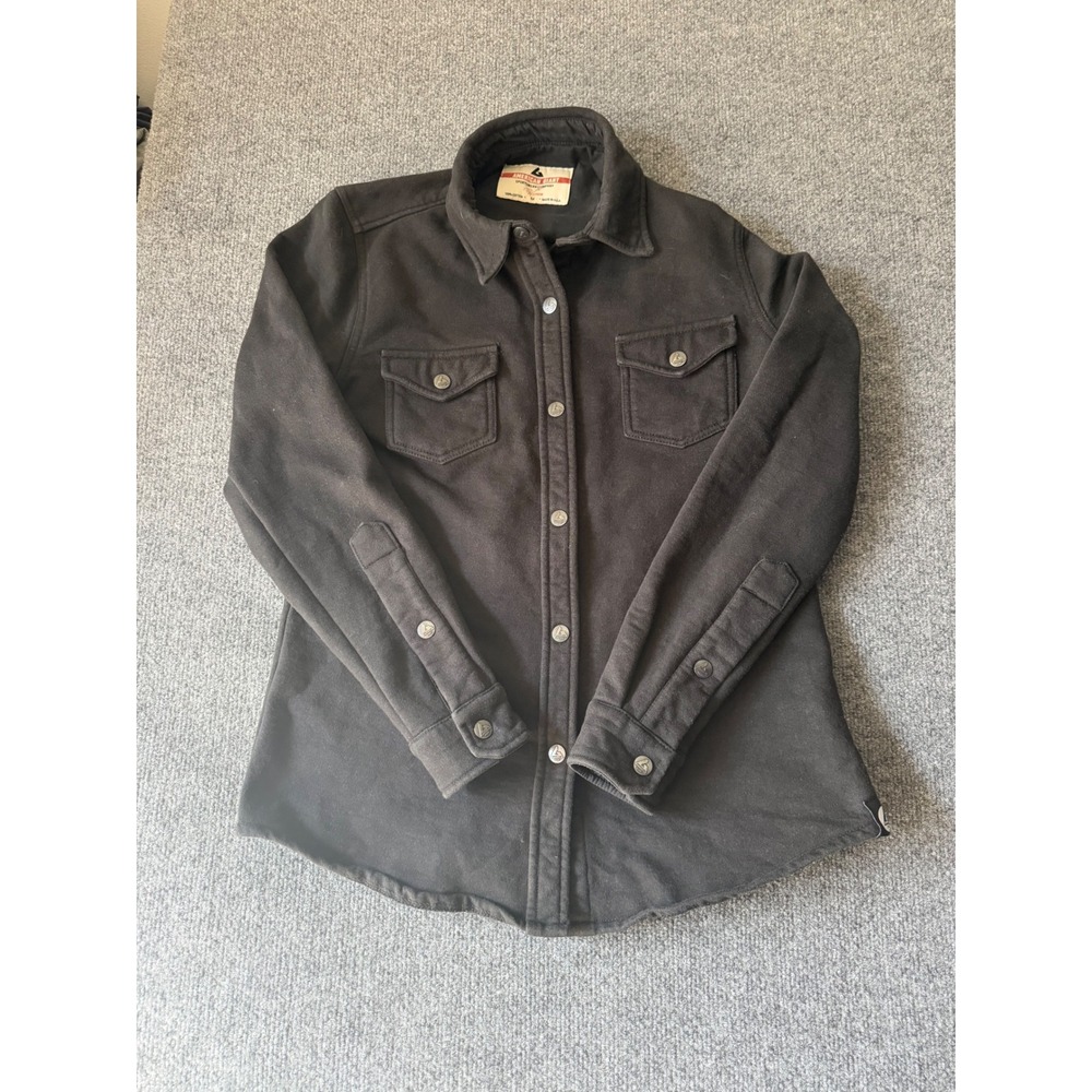 American Giant Women's shirt/Jacket size  Medium black color